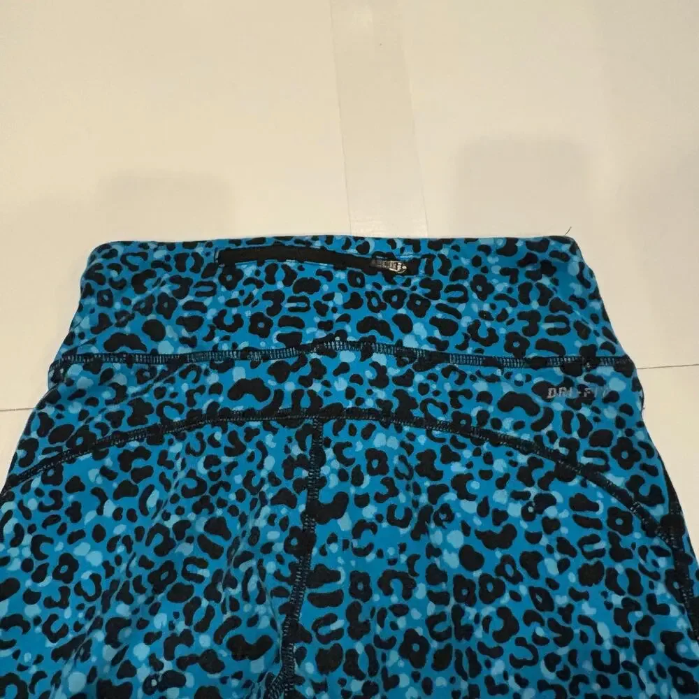 Nike Blue Cheeta Leggings